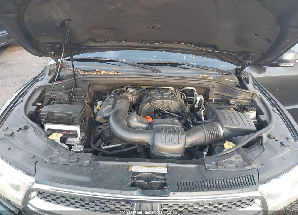 2011 DODGE DURANGO CREW VIN: 1D4RE4GG7BC599597
