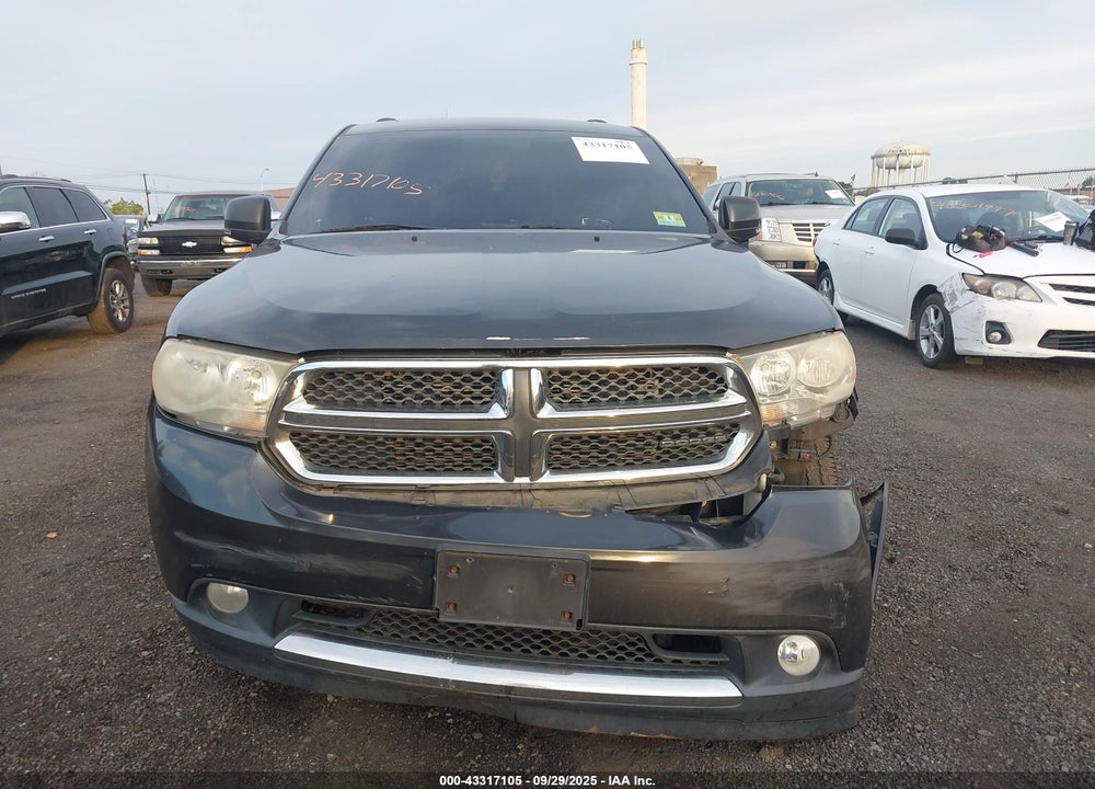 2011 DODGE DURANGO CREW VIN: 1D4RE4GG7BC599597