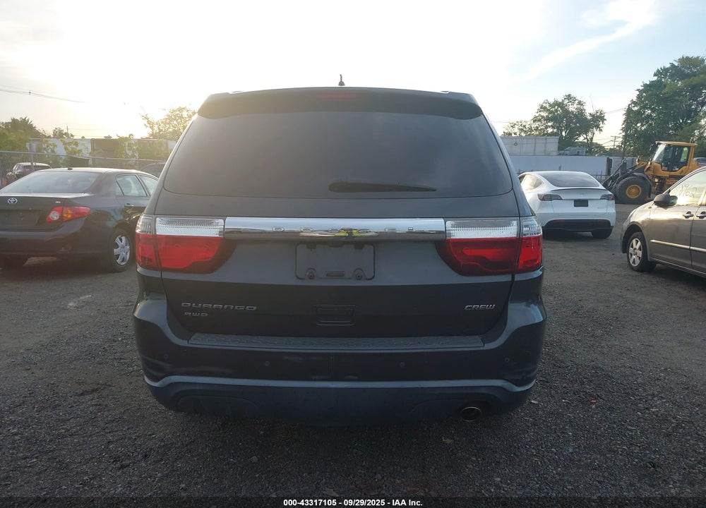 2011 DODGE DURANGO CREW VIN: 1D4RE4GG7BC599597