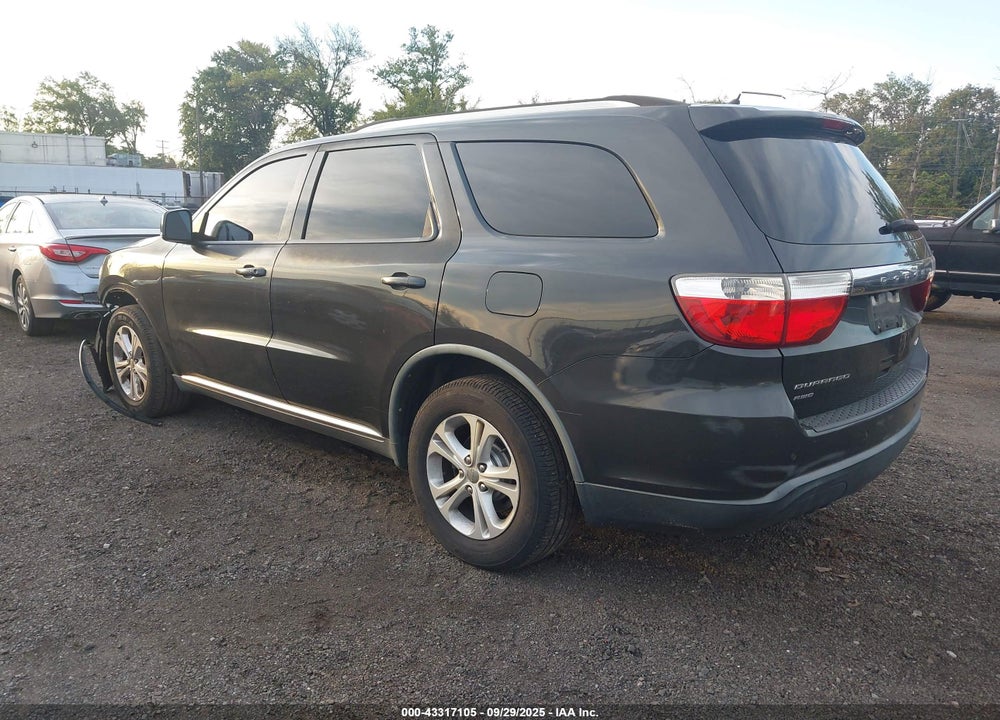 2011 DODGE DURANGO CREW VIN: 1D4RE4GG7BC599597