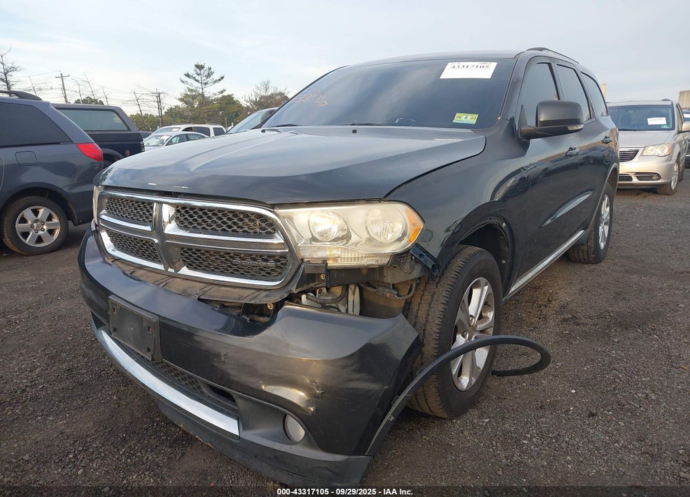 2011 DODGE DURANGO CREW VIN: 1D4RE4GG7BC599597