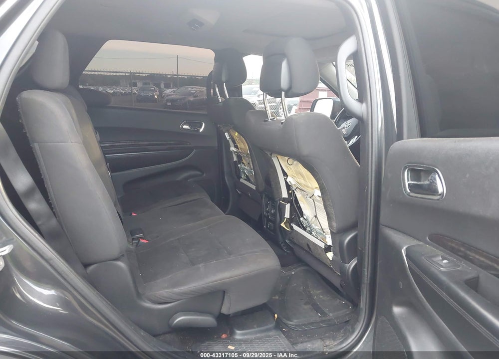 2011 DODGE DURANGO CREW VIN: 1D4RE4GG7BC599597