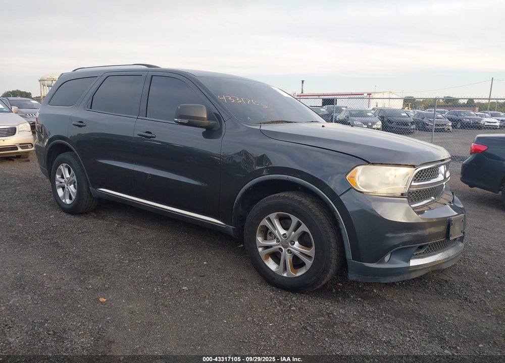 2011 DODGE DURANGO CREW VIN: 1D4RE4GG7BC599597