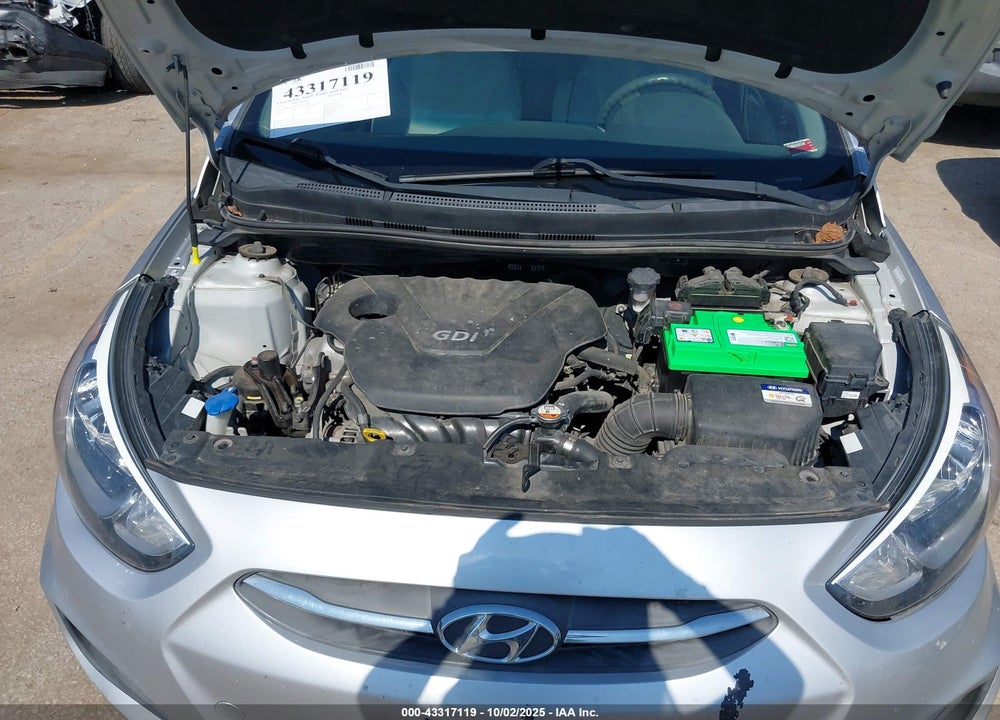 2017 HYUNDAI ACCENT VIN: KMHCT4AE7HU193530