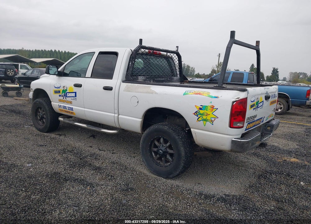 2004 DODGE RAM 2500 SLT/LARAMIE VIN: 3D7KU28CX4G283392