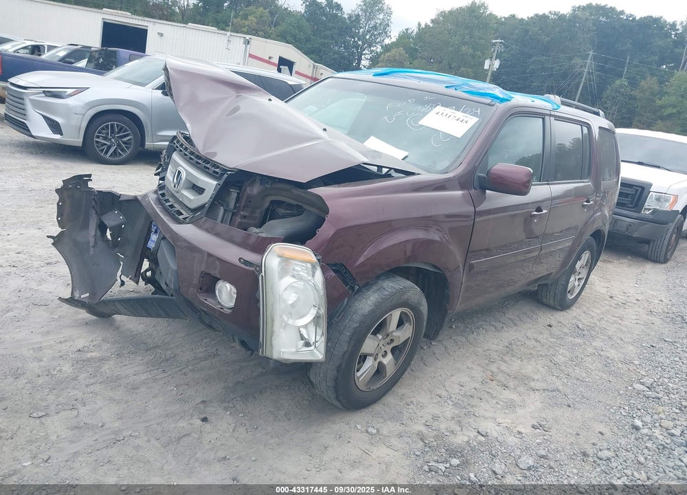 2011 HONDA PILOT EX-L VIN: 5FNYF3H5XBB050380