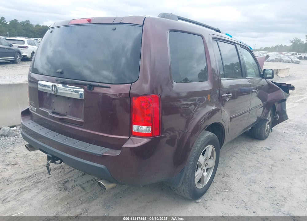 2011 HONDA PILOT EX-L VIN: 5FNYF3H5XBB050380