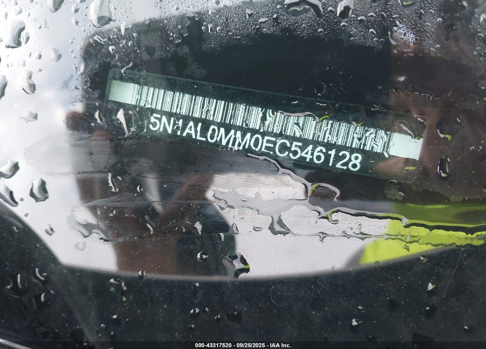 2014 INFINITI QX60 VIN: 5N1AL0MM0EC546128