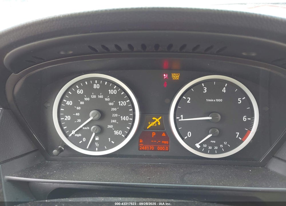 2005 BMW 530I VIN: WBANA73515CR60627