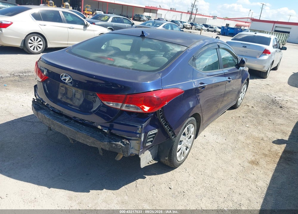 2012 HYUNDAI ELANTRA GLS VIN: 5NPDH4AE5CH096050
