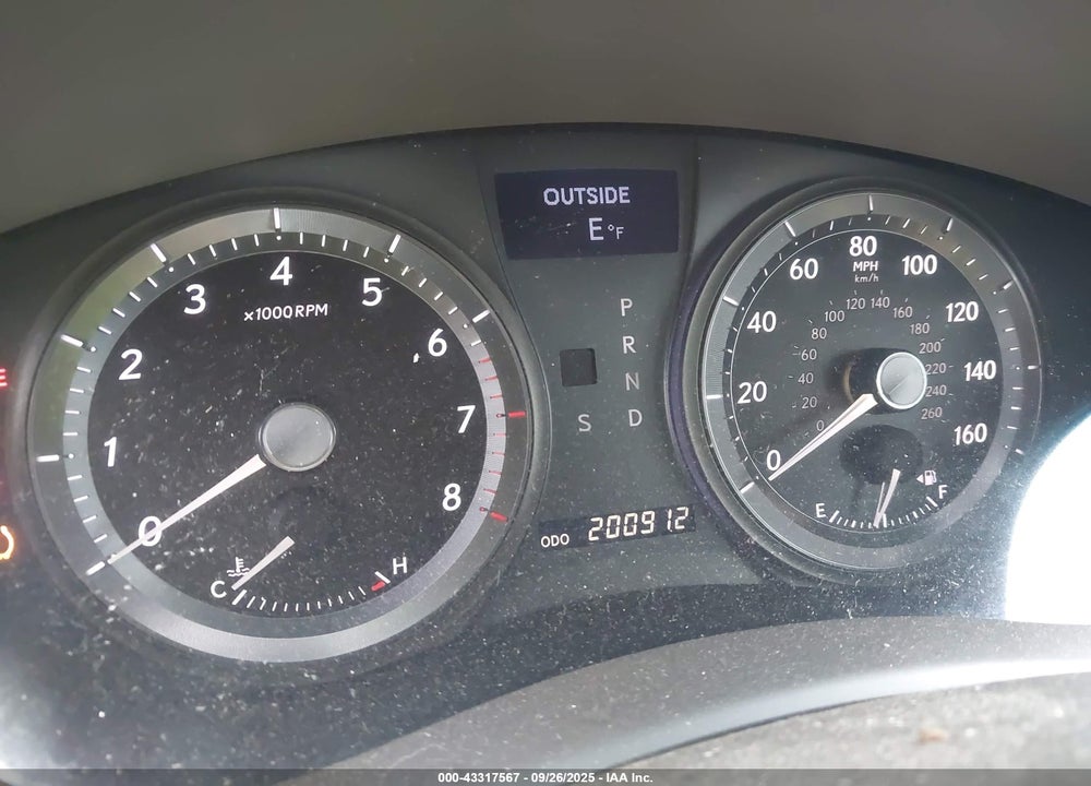 2008 LEXUS ES 350 VIN: JTHBJ46G082269857