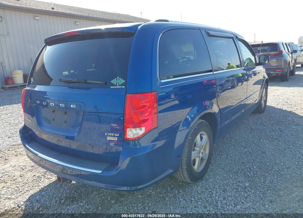 2011 DODGE GRAND CARAVAN CREW VIN: 2D4RN5DG4BR682583