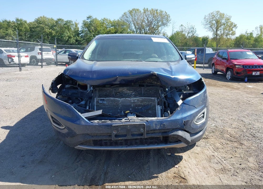2017 FORD EDGE TITANIUM VIN: 2FMPK4K80HBB74112