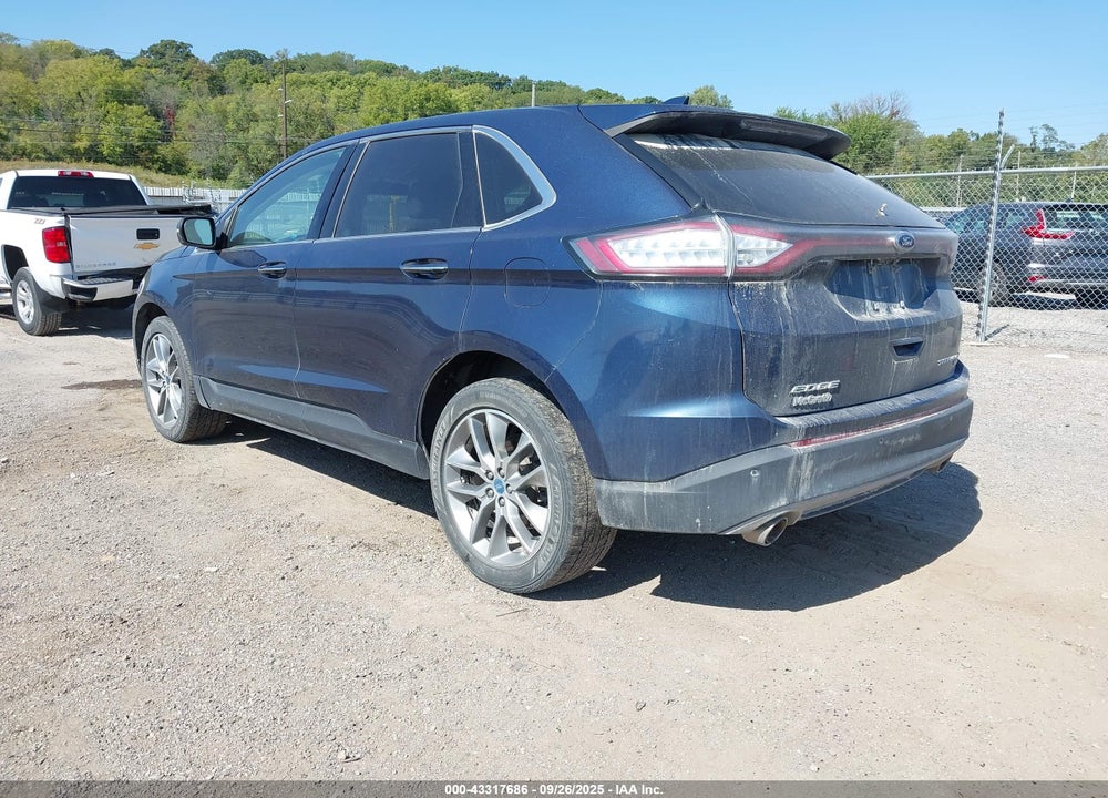2017 FORD EDGE TITANIUM VIN: 2FMPK4K80HBB74112