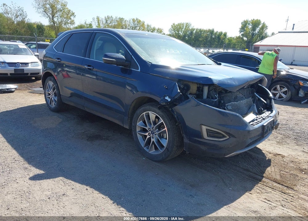 2017 FORD EDGE TITANIUM VIN: 2FMPK4K80HBB74112