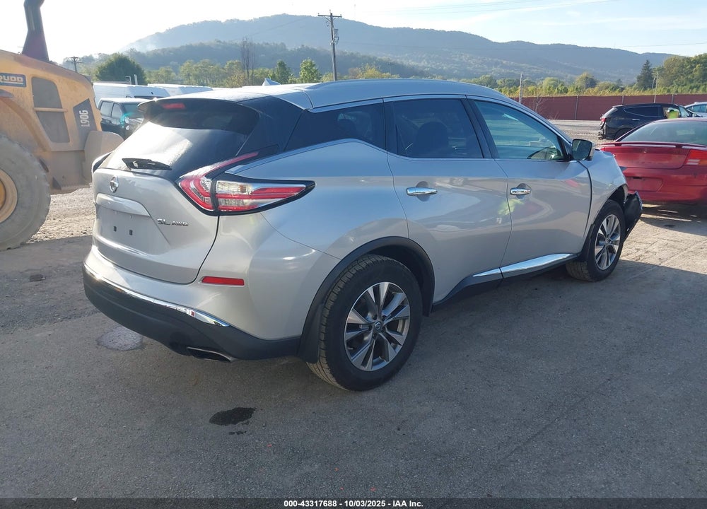 2015 NISSAN MURANO SL VIN: 5N1AZ2MH2FN268402