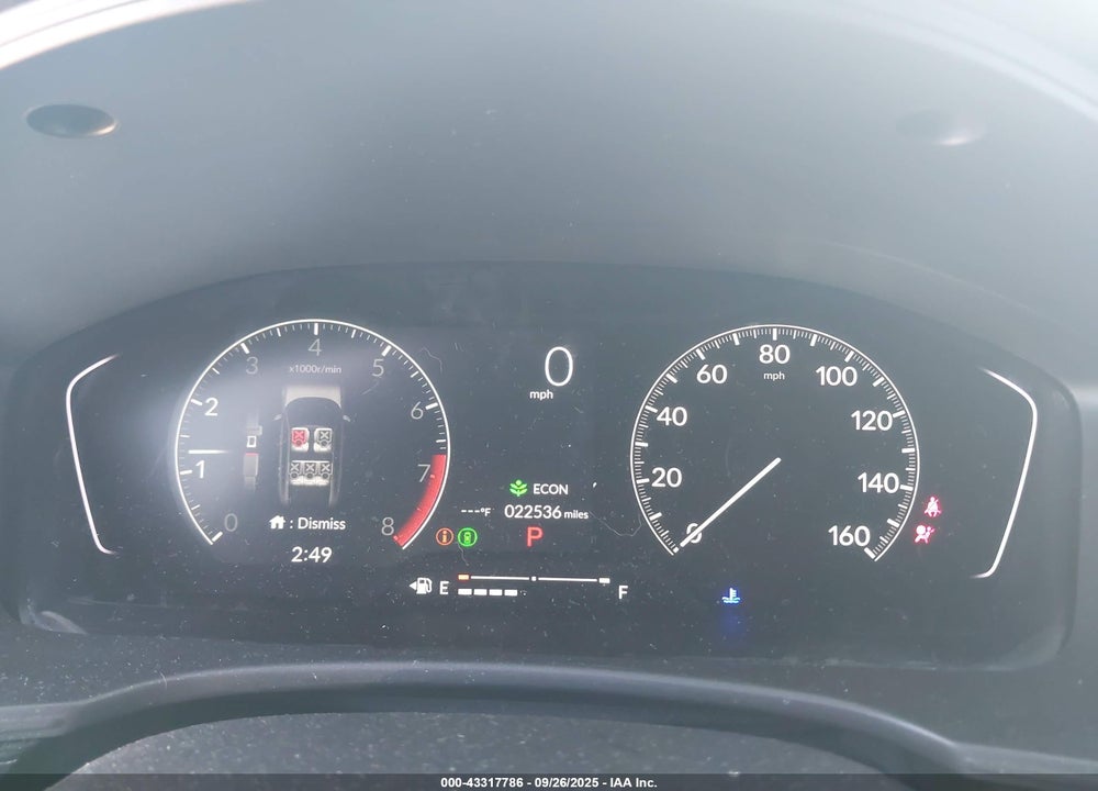 2024 HONDA CIVIC VIN: 19XFL2H88RE026194