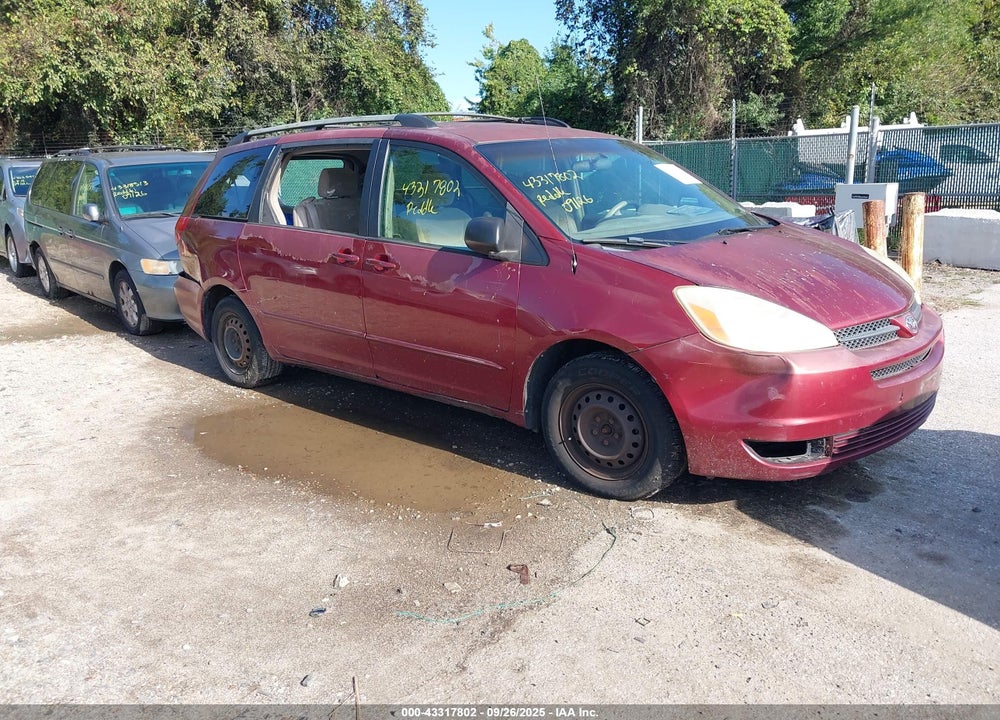 2004 TOYOTA SIENNA LE VIN: 5TDZA23C74S005463