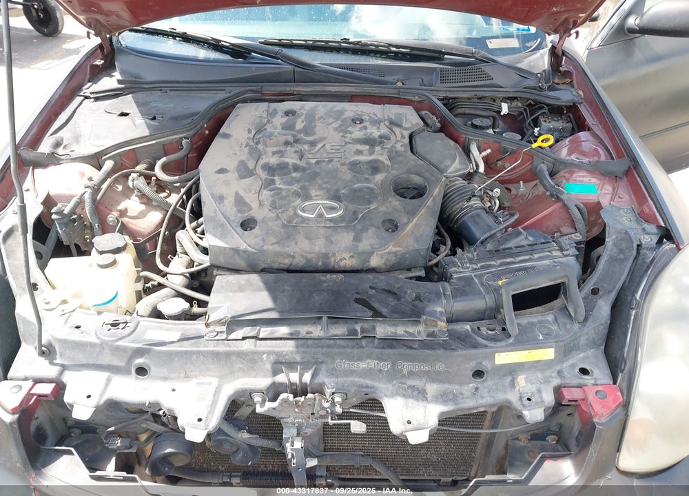2003 INFINITI G35 BASE W/6 SPEED MANUAL VIN: JNKCV51EX3M326227