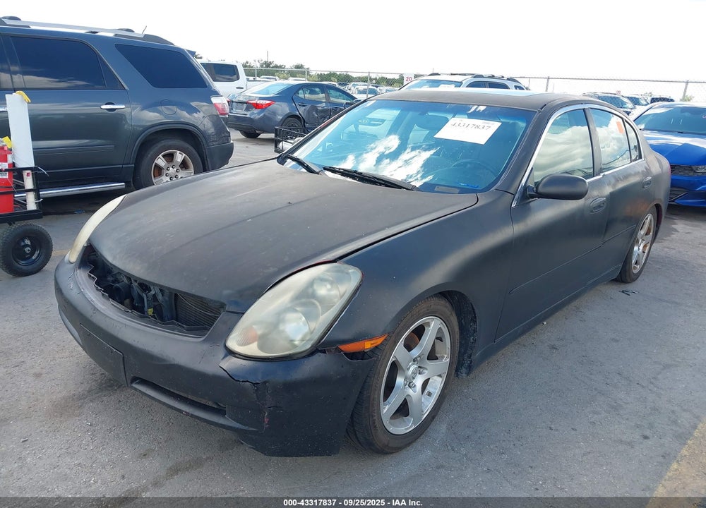 2003 INFINITI G35 BASE W/6 SPEED MANUAL VIN: JNKCV51EX3M326227