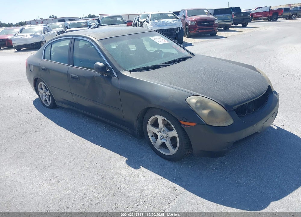 2003 INFINITI G35 BASE W/6 SPEED MANUAL VIN: JNKCV51EX3M326227