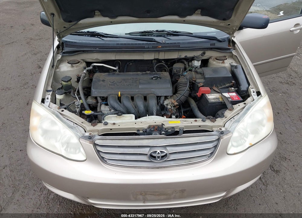 2004 TOYOTA COROLLA LE VIN: 2T1BR32E84C273482