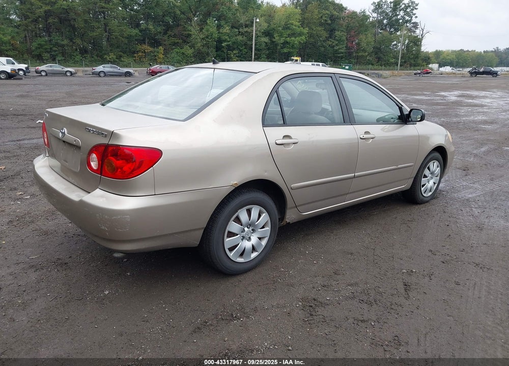 2004 TOYOTA COROLLA LE VIN: 2T1BR32E84C273482
