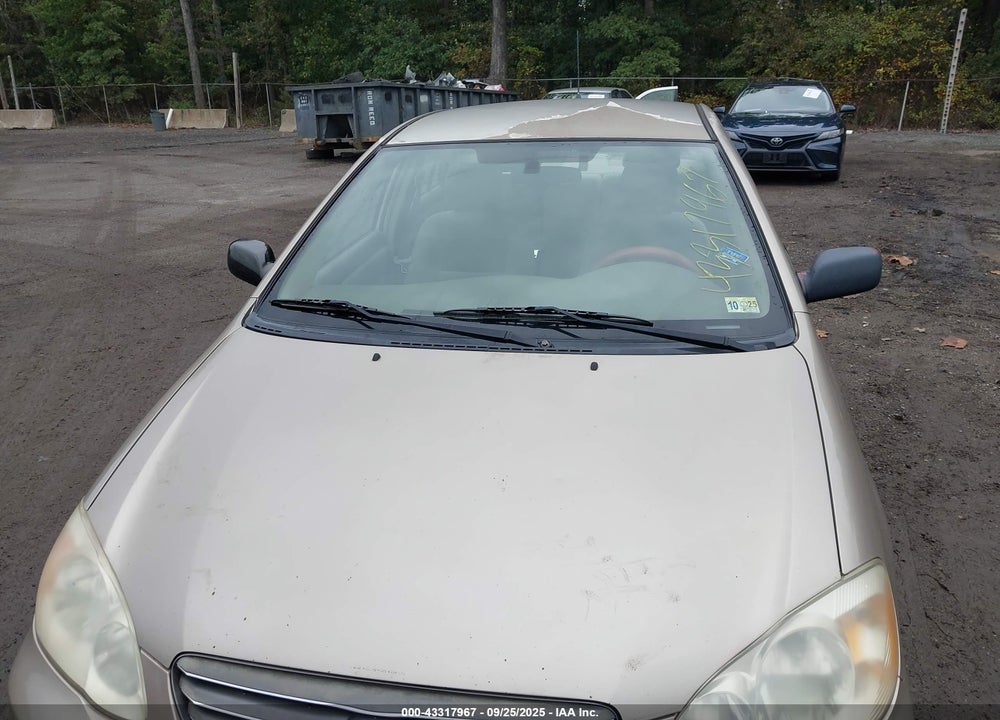 2004 TOYOTA COROLLA LE VIN: 2T1BR32E84C273482