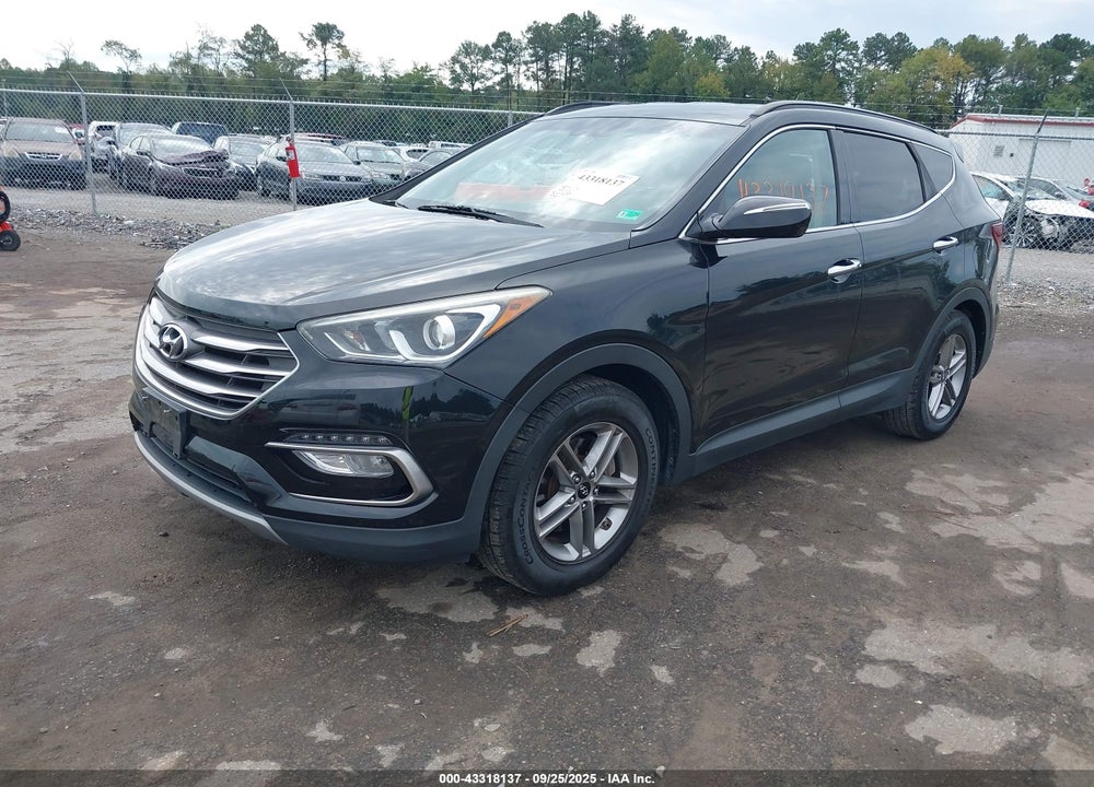 2017 HYUNDAI SANTA FE VIN: 5XYZU3LB7HG400914