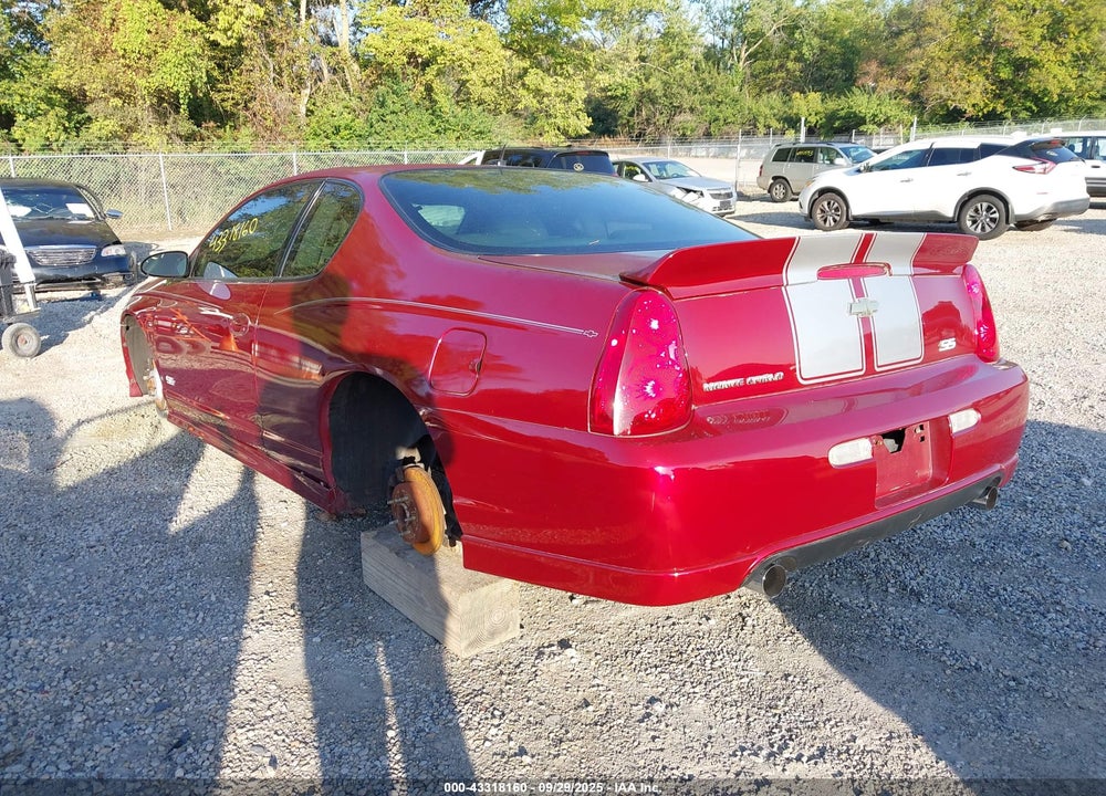 2007 CHEVROLET MONTE CARLO VIN: 2G1WL15C379186636