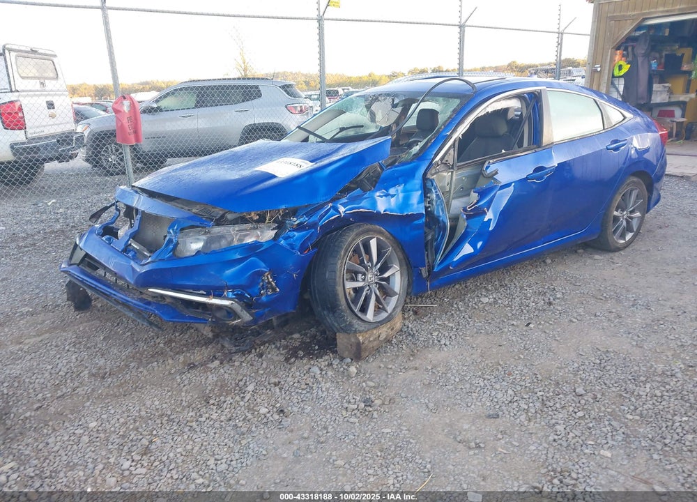 2021 HONDA CIVIC EX-L VIN: 19XFC1F71ME007757