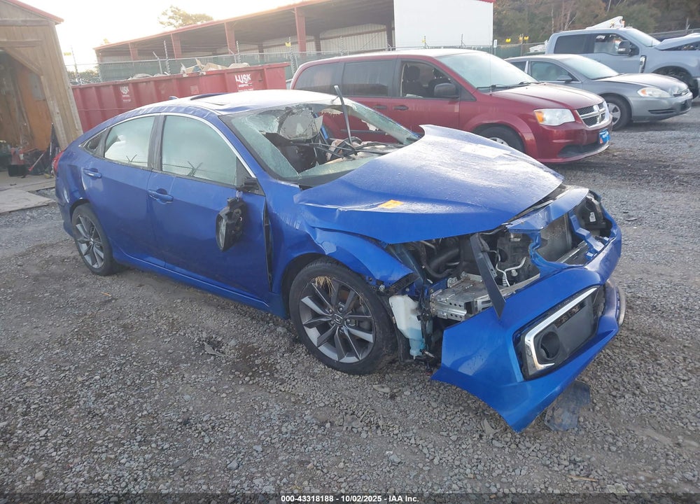 2021 HONDA CIVIC EX-L VIN: 19XFC1F71ME007757