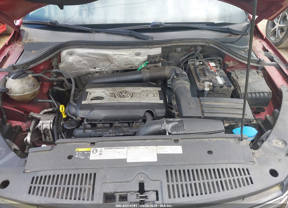 2014 VOLKSWAGEN TIGUAN S VIN: WVGAV3AX9EW023277