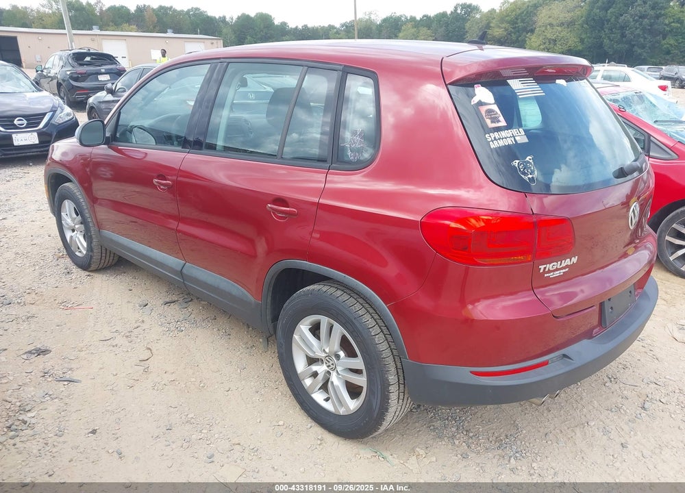 2014 VOLKSWAGEN TIGUAN S VIN: WVGAV3AX9EW023277