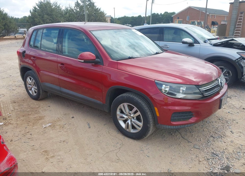 2014 VOLKSWAGEN TIGUAN S VIN: WVGAV3AX9EW023277