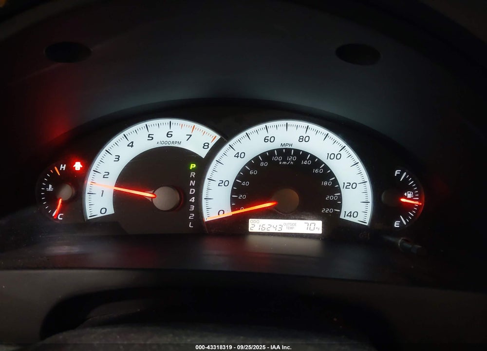 2009 TOYOTA CAMRY VIN: 4T1BE46K19U408955