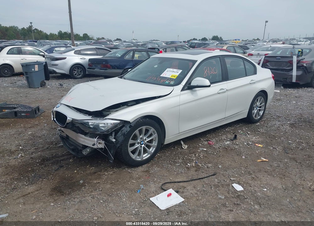 2017 BMW 3 SERIES VIN: WBA8E5G30HNU42435