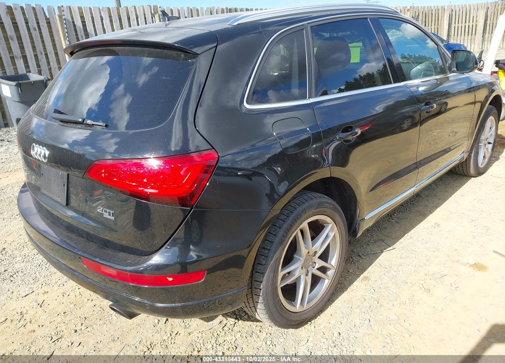2013 AUDI Q5 2.0T PREMIUM VIN: WA1LFAFP3DA008528
