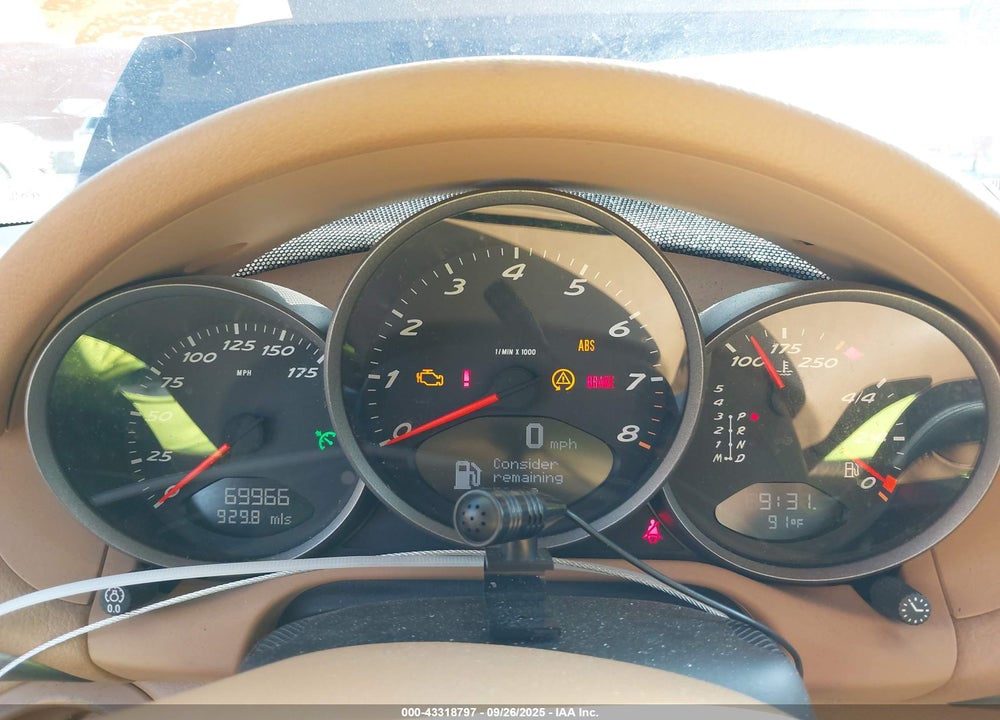 2006 PORSCHE BOXSTER VIN: WP0CA298X6U710653
