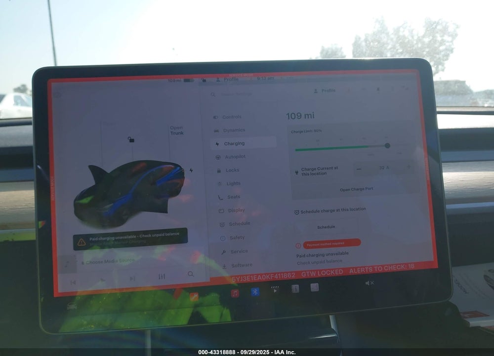 2019 TESLA MODEL 3 LONG RANGE/MID RANGE/STANDARD RANGE/STANDARD RANGE PLUS VIN: 5YJ3E1EA0KF411862