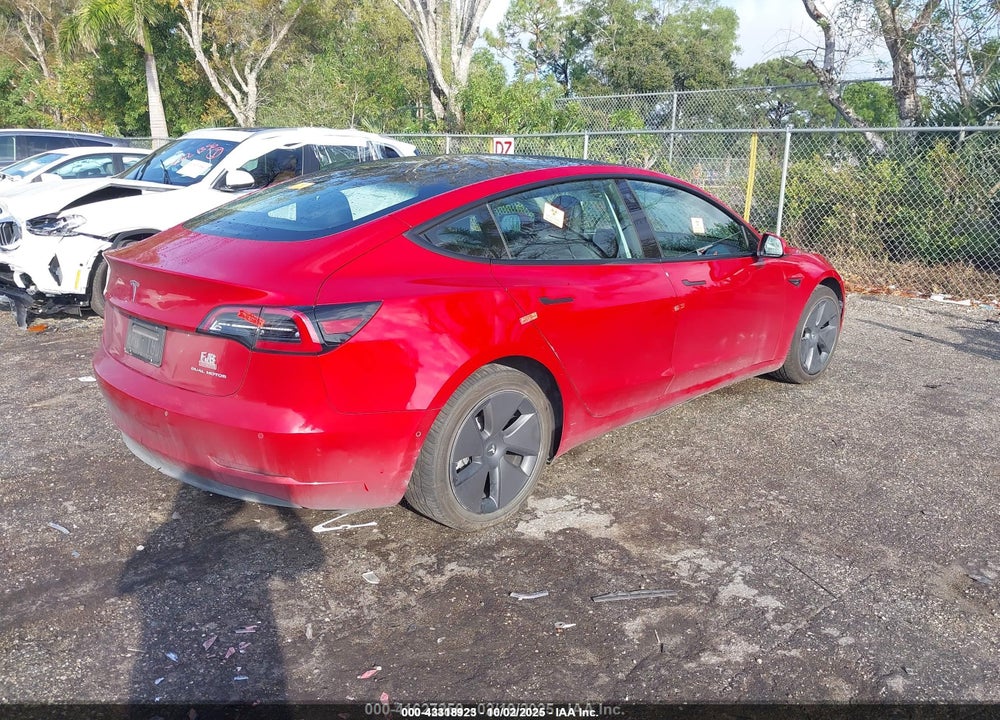 2022 TESLA MODEL 3 VIN: 5YJ3E1EB3NF267172
