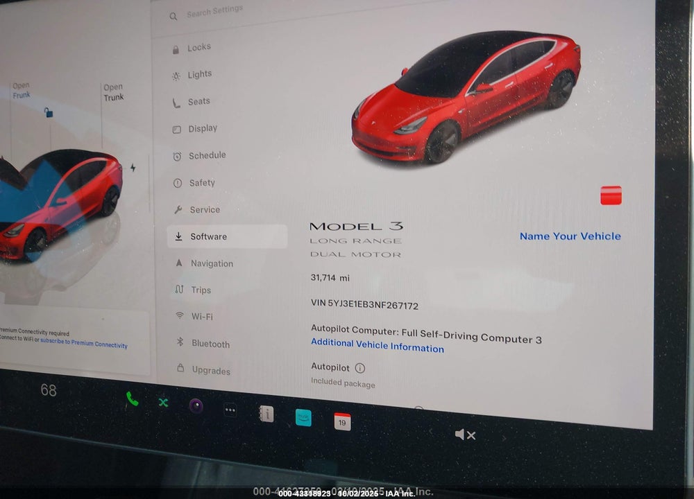 2022 TESLA MODEL 3 VIN: 5YJ3E1EB3NF267172