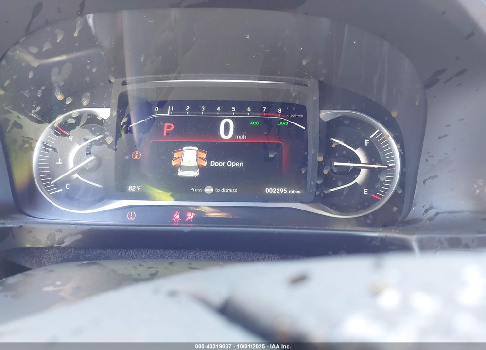 2025 HONDA PASSPORT VIN: 5FNYF8H55SB013072