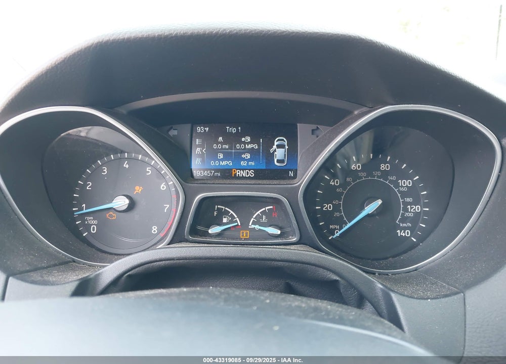2017 FORD FOCUS TITANIUM VIN: 1FADP3N20HL287641