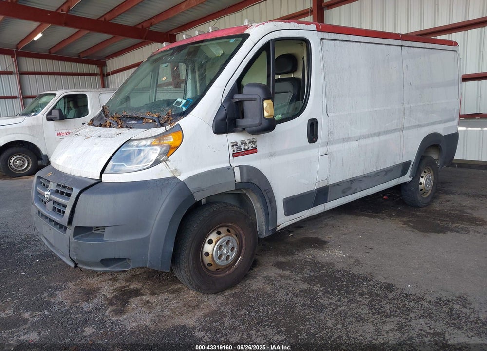 2016 RAM PROMASTER 1500 LOW ROOF VIN: 3C6TRVAG7GE104991