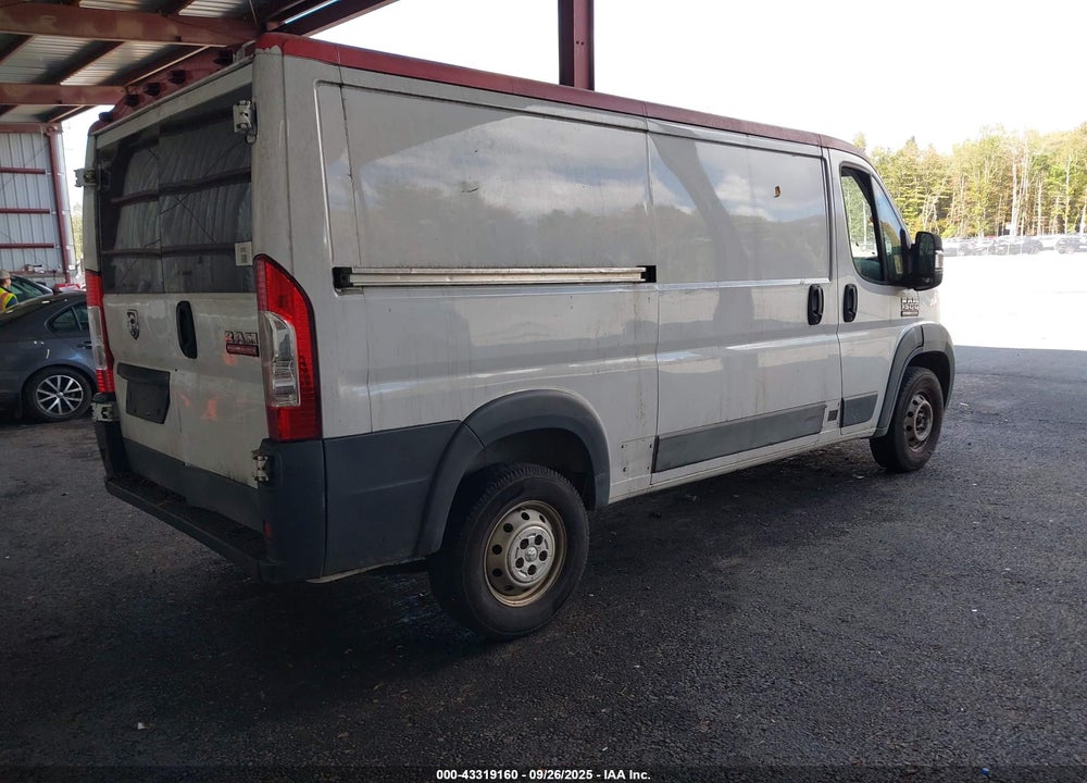 2016 RAM PROMASTER 1500 LOW ROOF VIN: 3C6TRVAG7GE104991