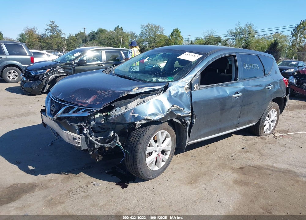 2013 NISSAN MURANO S VIN: JN8AZ1MW2DW303772