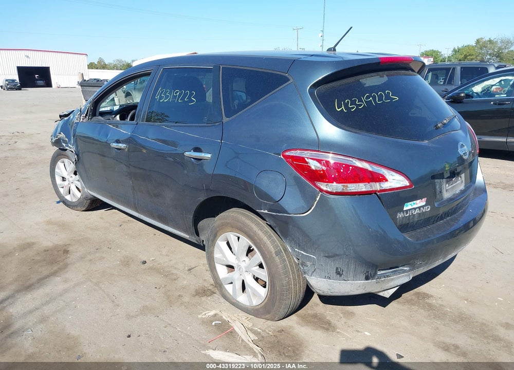 2013 NISSAN MURANO S VIN: JN8AZ1MW2DW303772
