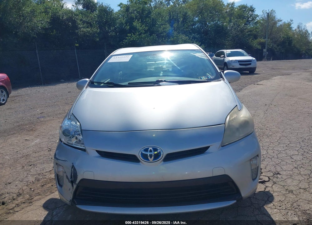 2012 TOYOTA PRIUS THREE VIN: JTDKN3DU6C5423908