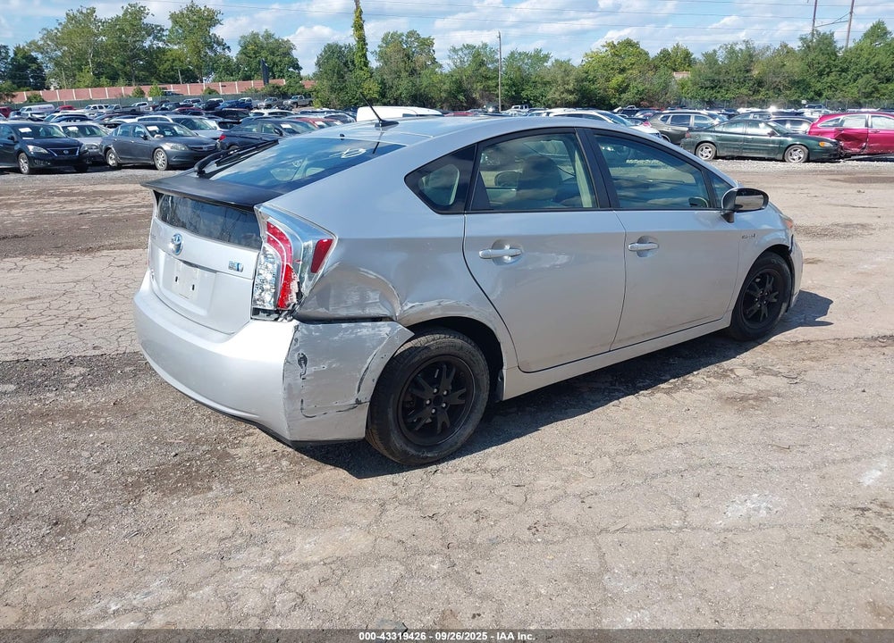 2012 TOYOTA PRIUS THREE VIN: JTDKN3DU6C5423908